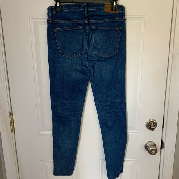 Madewell 9” High-Rise Skinny Medium Wash 28 - Picture 2 of 4